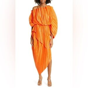 Cult Gaia Isa Plisse’ Pleated Dress